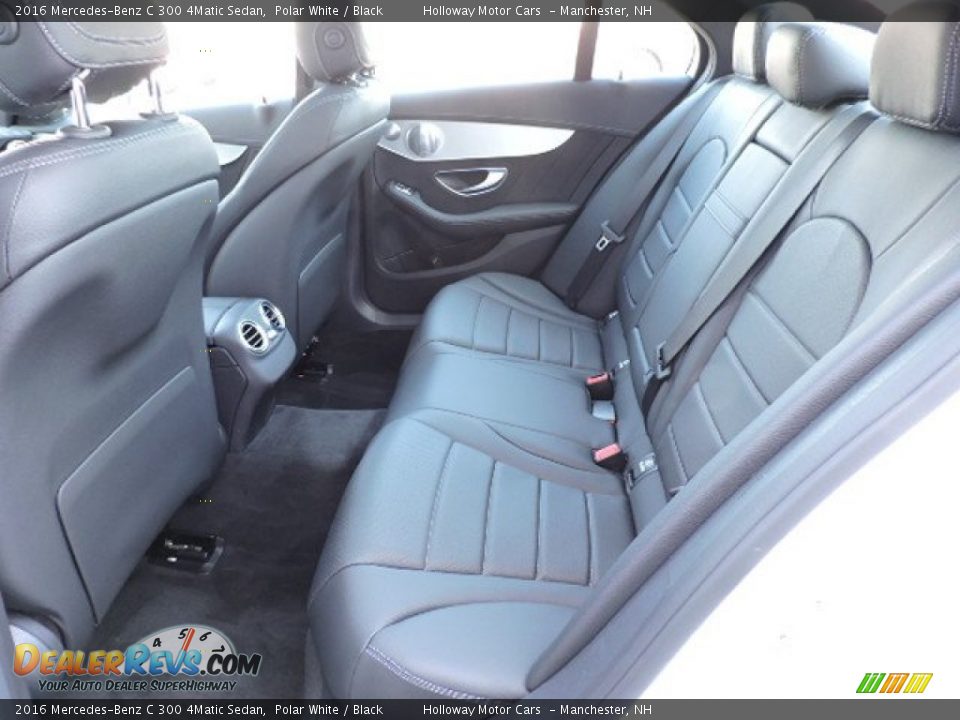 2016 Mercedes-Benz C 300 4Matic Sedan Polar White / Black Photo #9