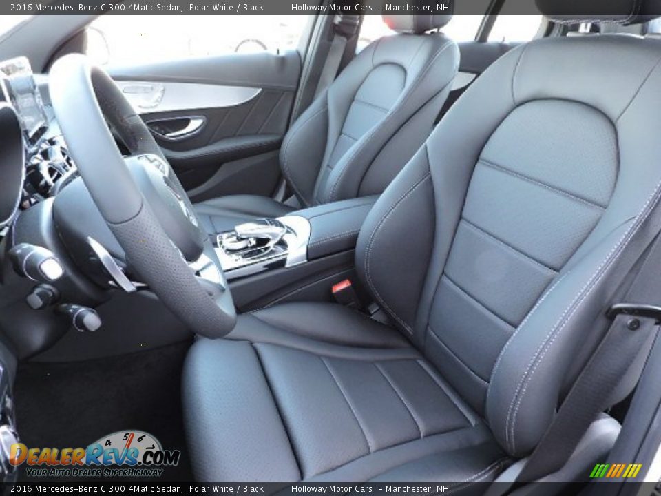 2016 Mercedes-Benz C 300 4Matic Sedan Polar White / Black Photo #10