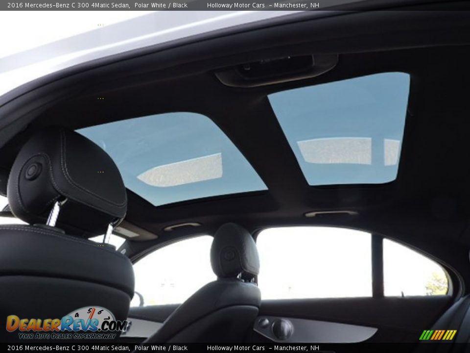 2016 Mercedes-Benz C 300 4Matic Sedan Polar White / Black Photo #12