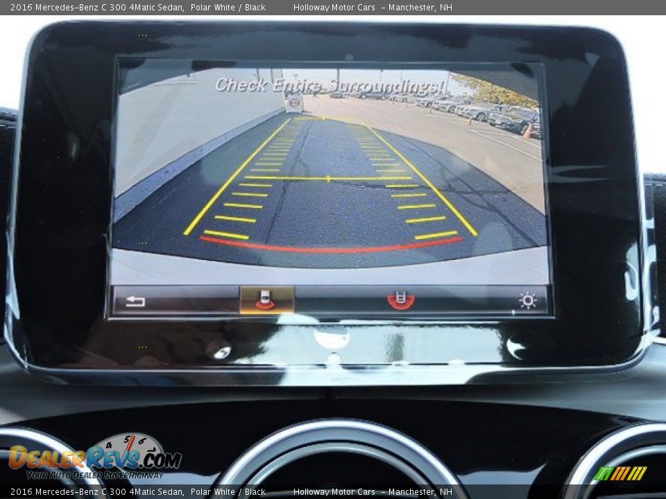2016 Mercedes-Benz C 300 4Matic Sedan Polar White / Black Photo #13