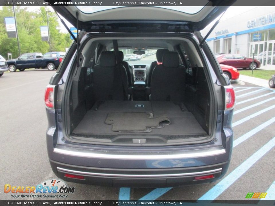2014 GMC Acadia SLT AWD Atlantis Blue Metallic / Ebony Photo #9