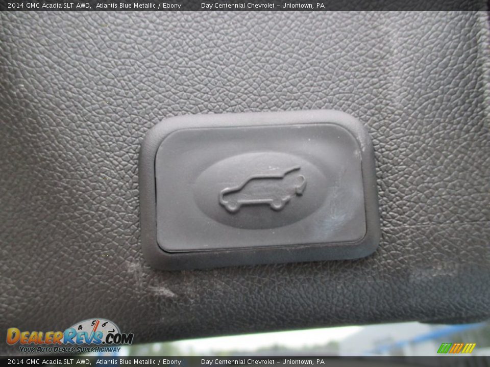 2014 GMC Acadia SLT AWD Atlantis Blue Metallic / Ebony Photo #11