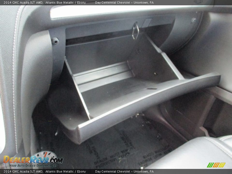 2014 GMC Acadia SLT AWD Atlantis Blue Metallic / Ebony Photo #29