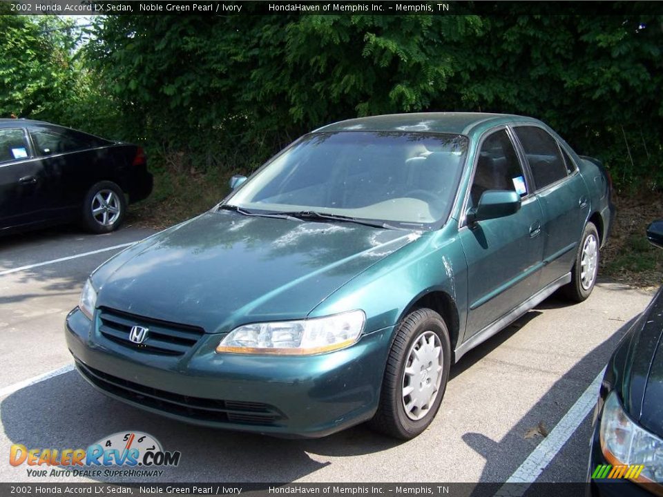 2002 Honda Accord LX Sedan Noble Green Pearl / Ivory Photo #1