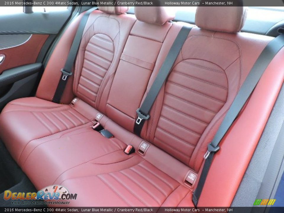 Rear Seat of 2016 Mercedes-Benz C 300 4Matic Sedan Photo #6