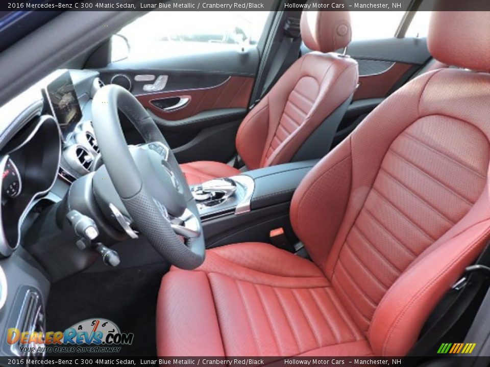 Cranberry Red/Black Interior - 2016 Mercedes-Benz C 300 4Matic Sedan Photo #9