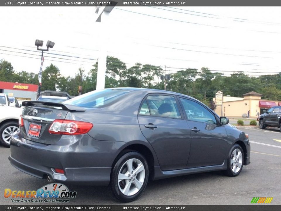 2013 Toyota Corolla S Magnetic Gray Metallic / Dark Charcoal Photo #4