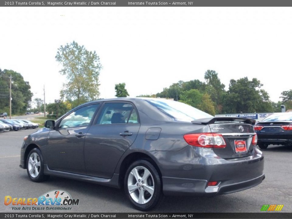 2013 Toyota Corolla S Magnetic Gray Metallic / Dark Charcoal Photo #6