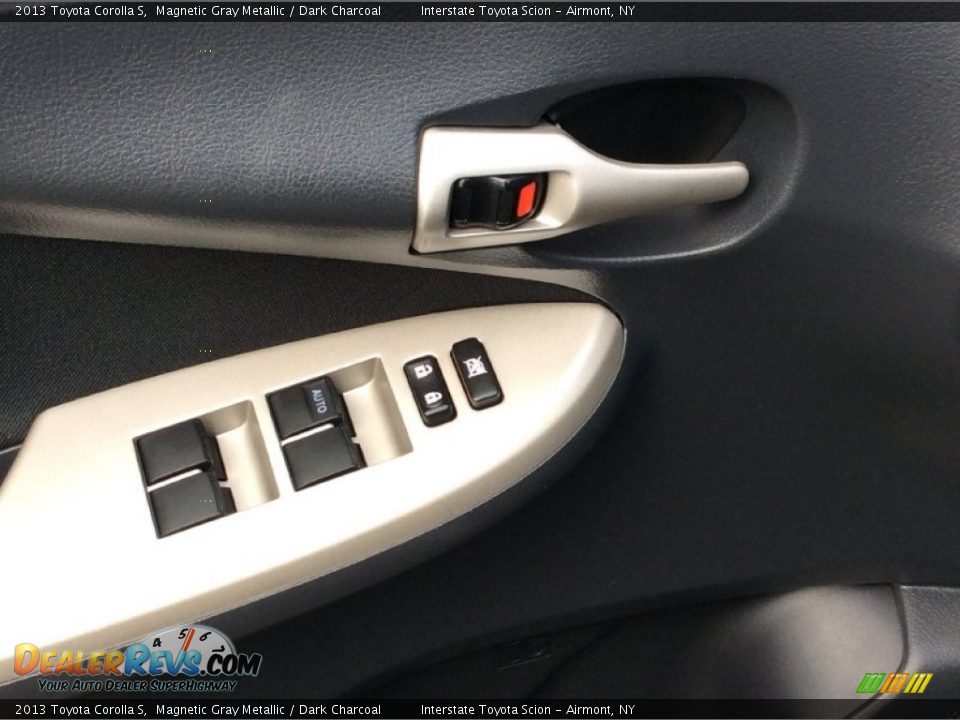 2013 Toyota Corolla S Magnetic Gray Metallic / Dark Charcoal Photo #8