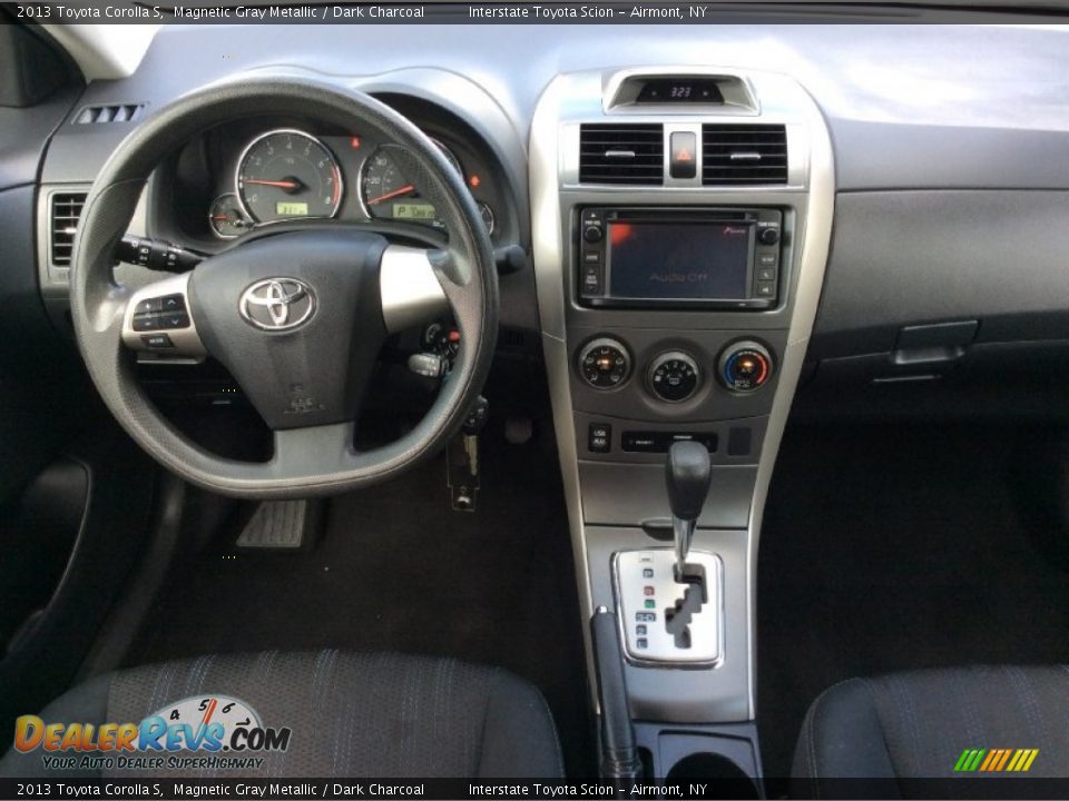 2013 Toyota Corolla S Magnetic Gray Metallic / Dark Charcoal Photo #11