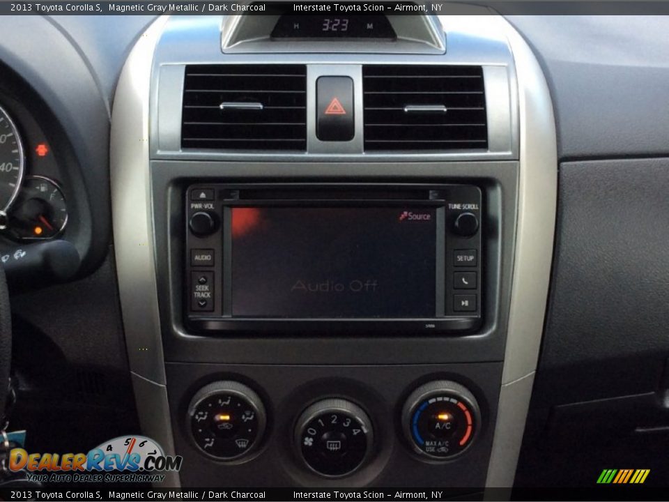 2013 Toyota Corolla S Magnetic Gray Metallic / Dark Charcoal Photo #14