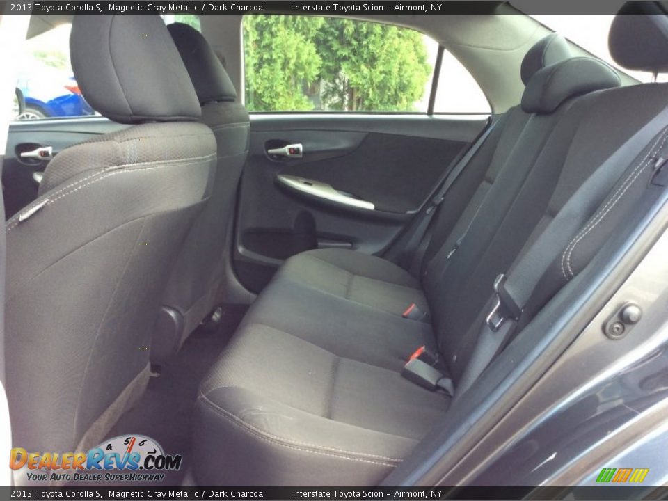 2013 Toyota Corolla S Magnetic Gray Metallic / Dark Charcoal Photo #16