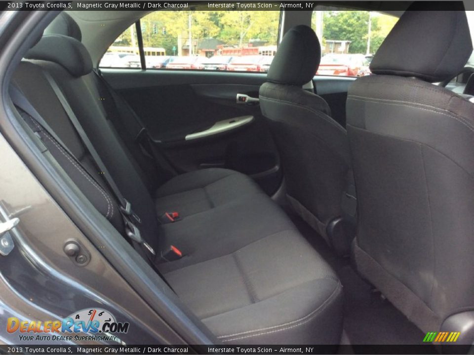 2013 Toyota Corolla S Magnetic Gray Metallic / Dark Charcoal Photo #18