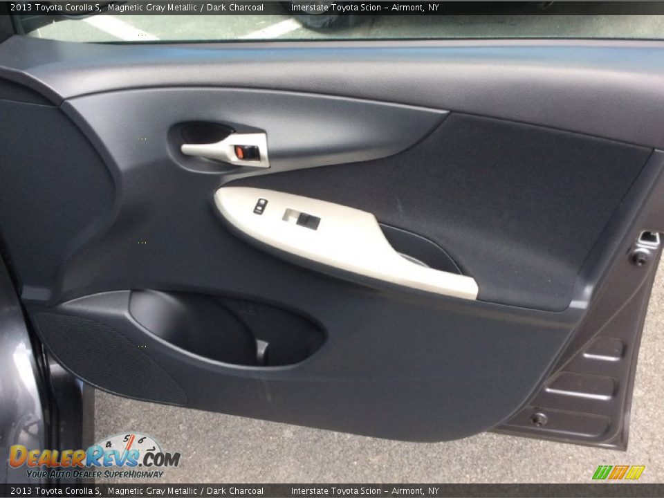 2013 Toyota Corolla S Magnetic Gray Metallic / Dark Charcoal Photo #19