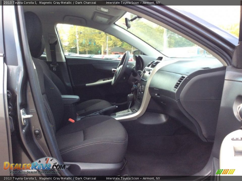 2013 Toyota Corolla S Magnetic Gray Metallic / Dark Charcoal Photo #20