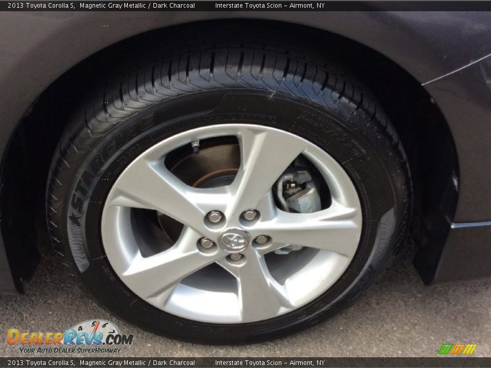 2013 Toyota Corolla S Magnetic Gray Metallic / Dark Charcoal Photo #21