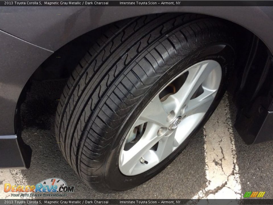2013 Toyota Corolla S Magnetic Gray Metallic / Dark Charcoal Photo #22