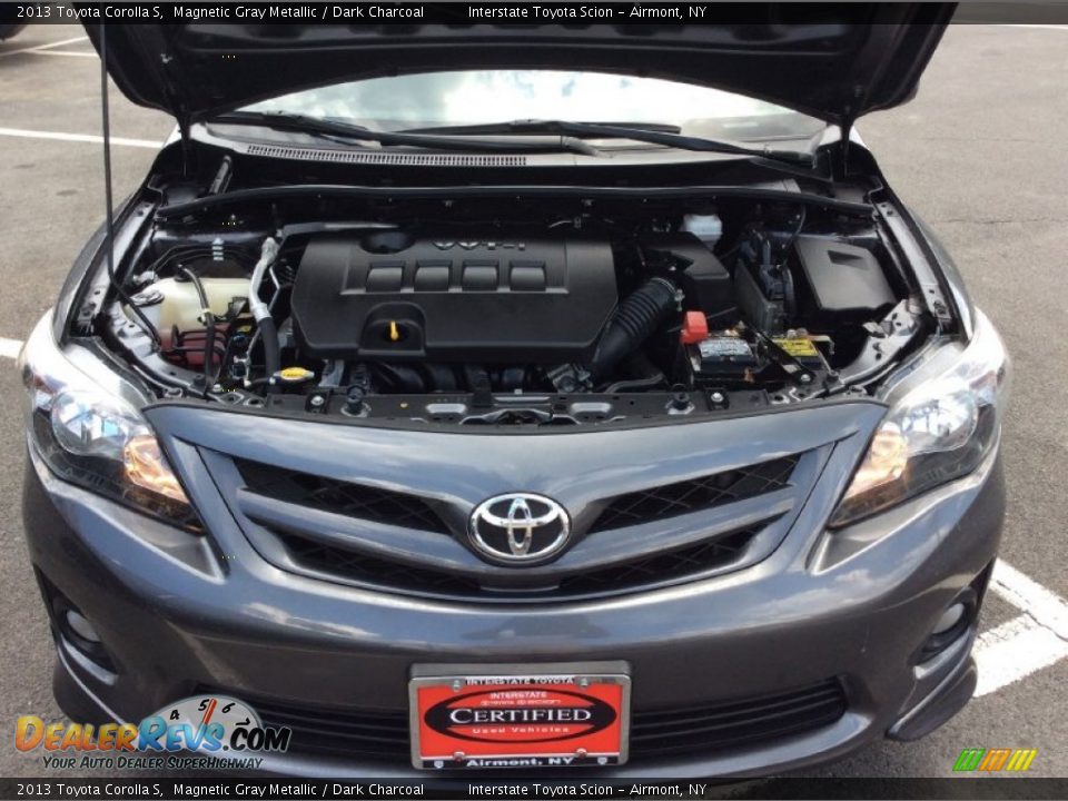 2013 Toyota Corolla S Magnetic Gray Metallic / Dark Charcoal Photo #23