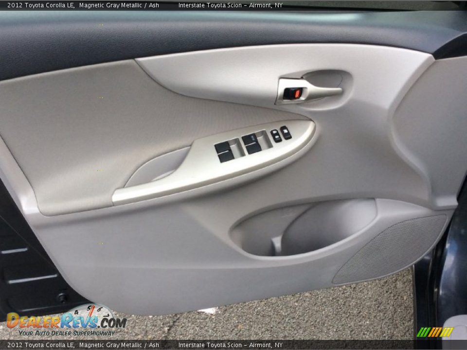 2012 Toyota Corolla LE Magnetic Gray Metallic / Ash Photo #7