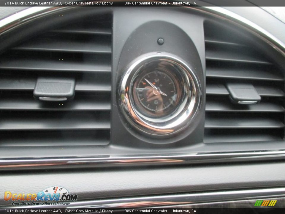 2014 Buick Enclave Leather AWD Cyber Gray Metallic / Ebony Photo #35