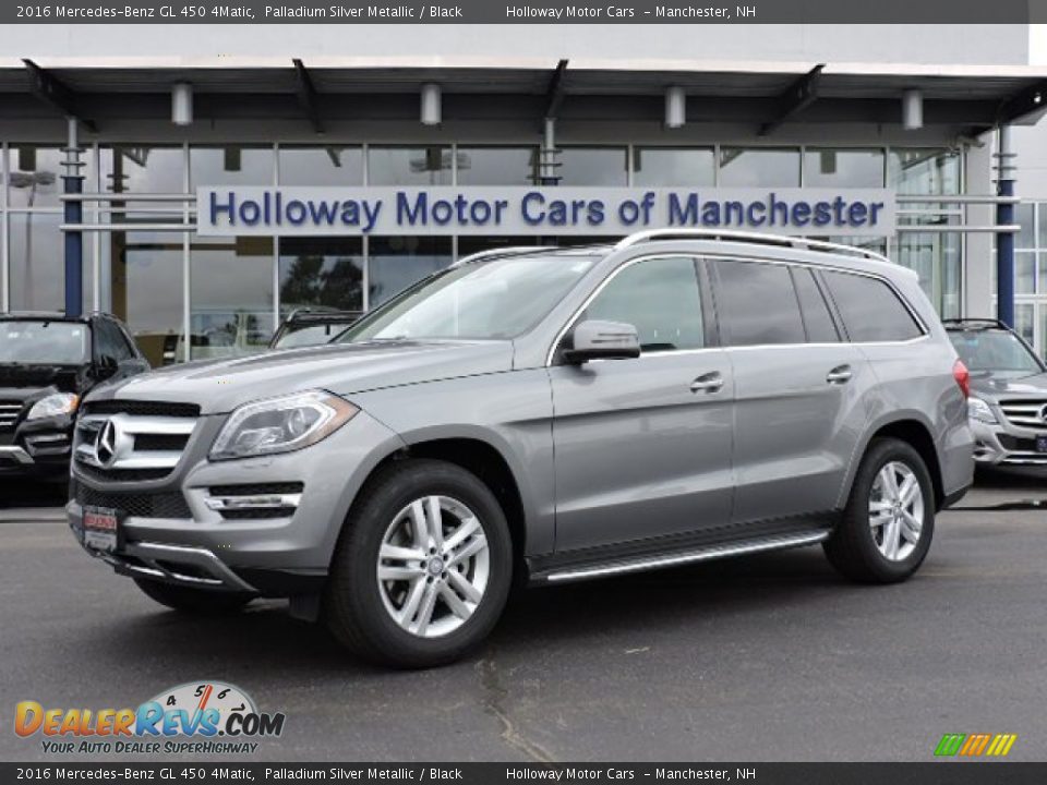 2016 Mercedes-Benz GL 450 4Matic Palladium Silver Metallic / Black Photo #1