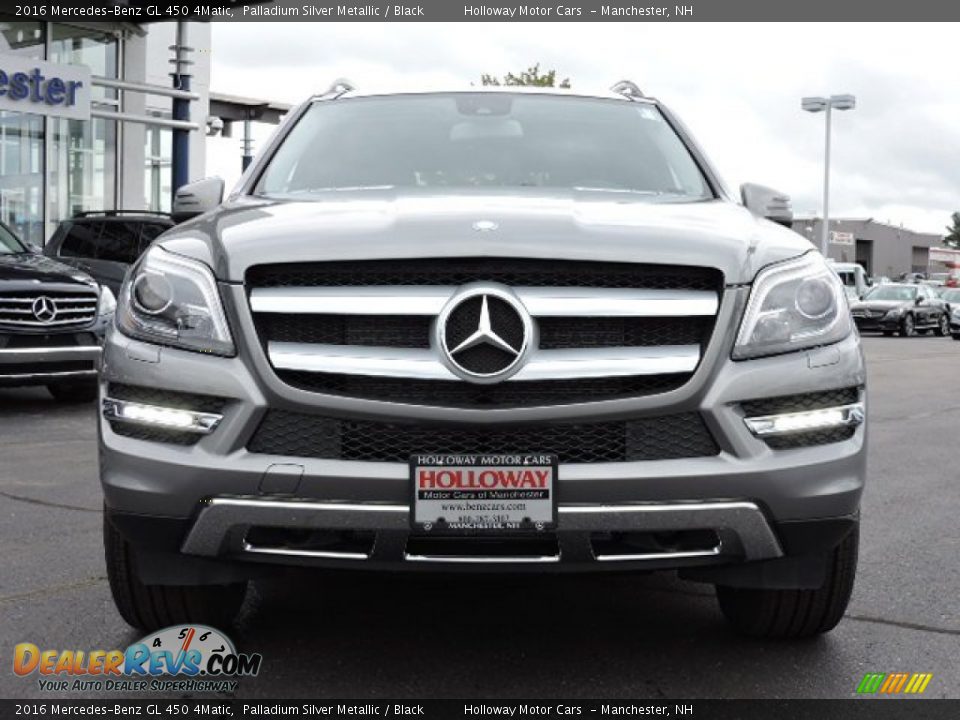 2016 Mercedes-Benz GL 450 4Matic Palladium Silver Metallic / Black Photo #2