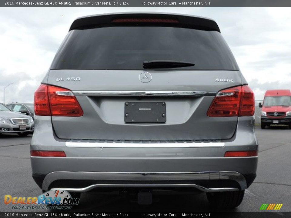 2016 Mercedes-Benz GL 450 4Matic Palladium Silver Metallic / Black Photo #4