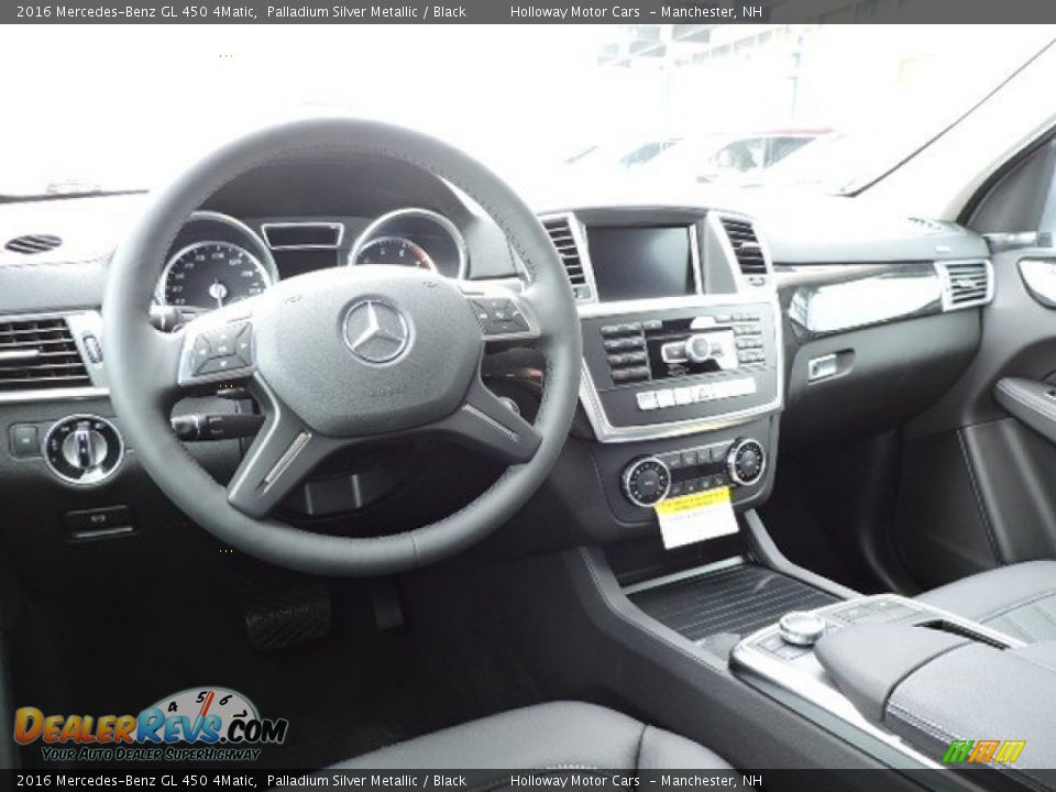 2016 Mercedes-Benz GL 450 4Matic Palladium Silver Metallic / Black Photo #8