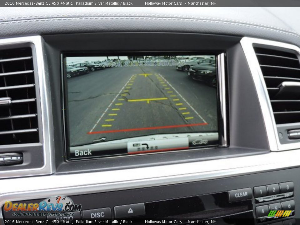 2016 Mercedes-Benz GL 450 4Matic Palladium Silver Metallic / Black Photo #15