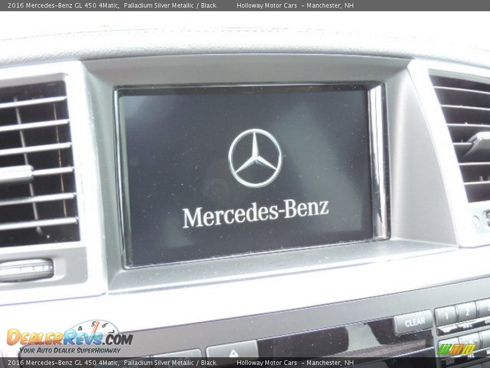 2016 Mercedes-Benz GL 450 4Matic Palladium Silver Metallic / Black Photo #16
