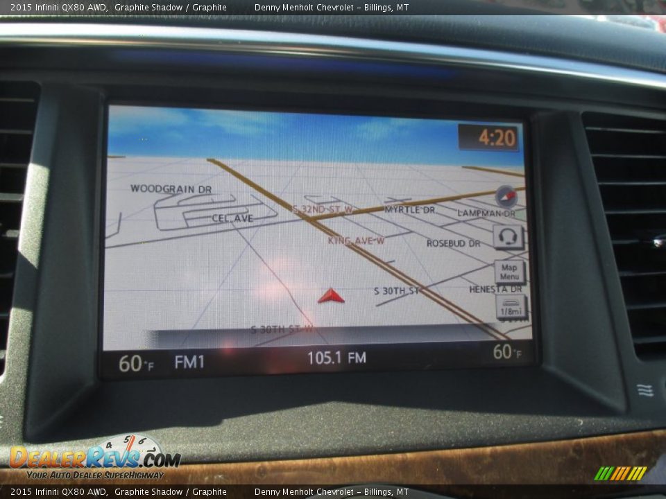 Navigation of 2015 Infiniti QX80 AWD Photo #15