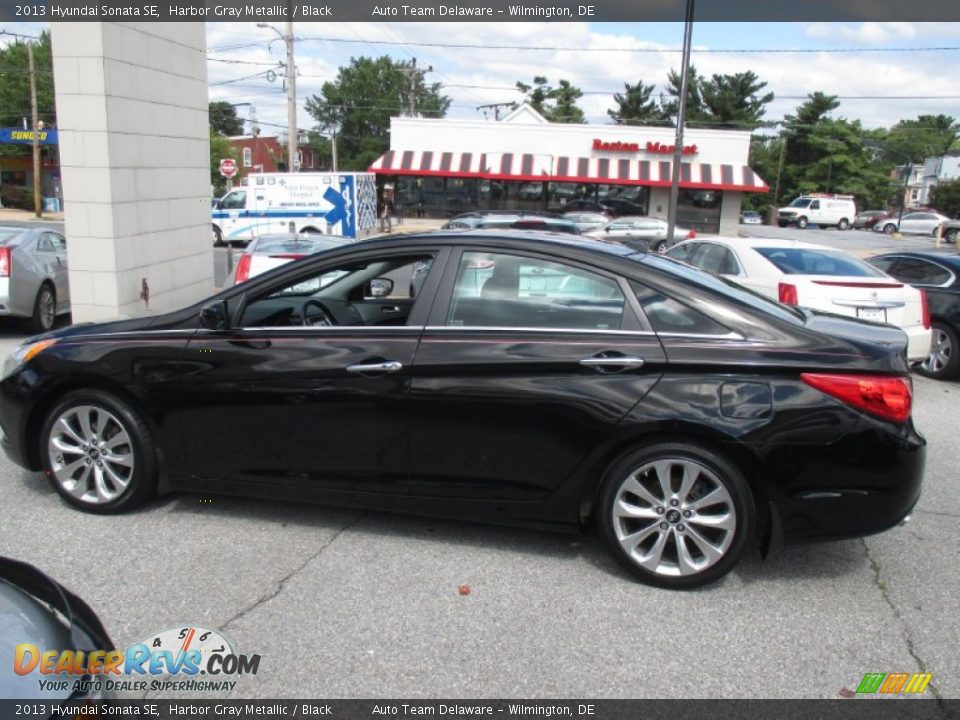 2013 Hyundai Sonata SE Harbor Gray Metallic / Black Photo #3
