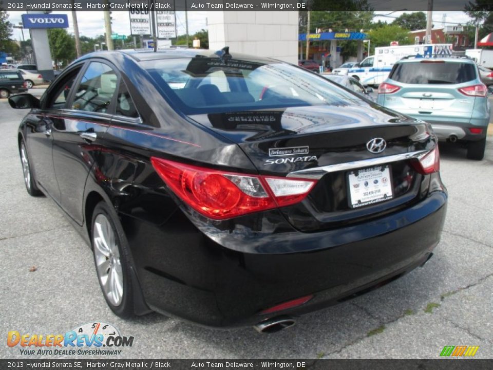 2013 Hyundai Sonata SE Harbor Gray Metallic / Black Photo #4