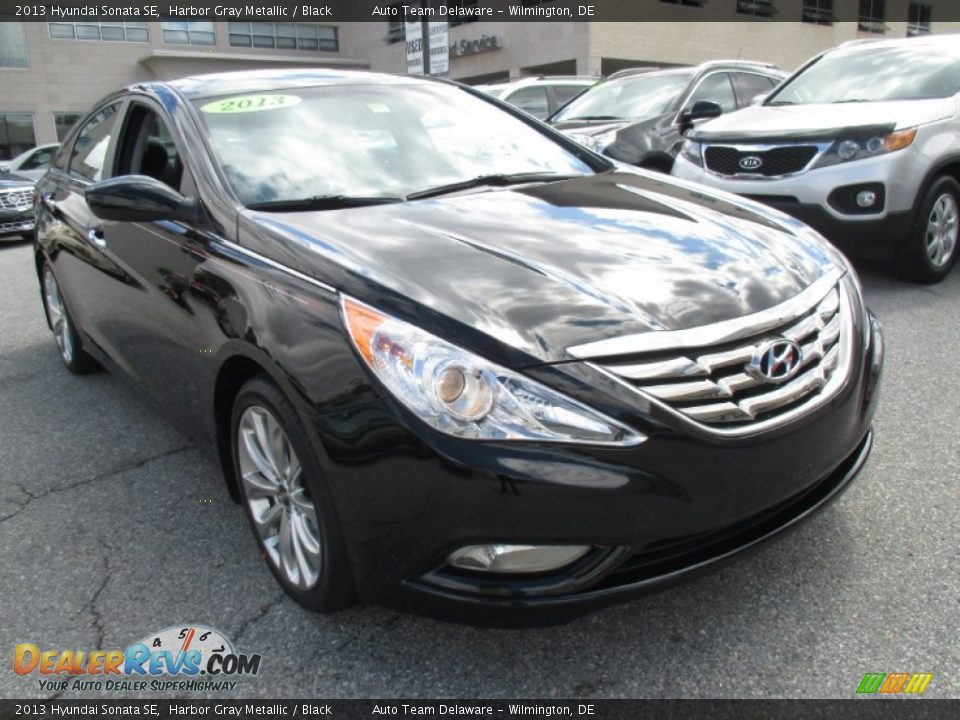 2013 Hyundai Sonata SE Harbor Gray Metallic / Black Photo #8