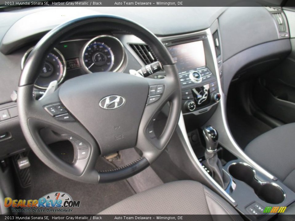 2013 Hyundai Sonata SE Harbor Gray Metallic / Black Photo #11
