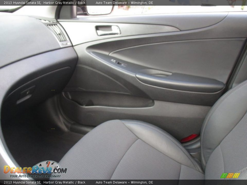 2013 Hyundai Sonata SE Harbor Gray Metallic / Black Photo #22