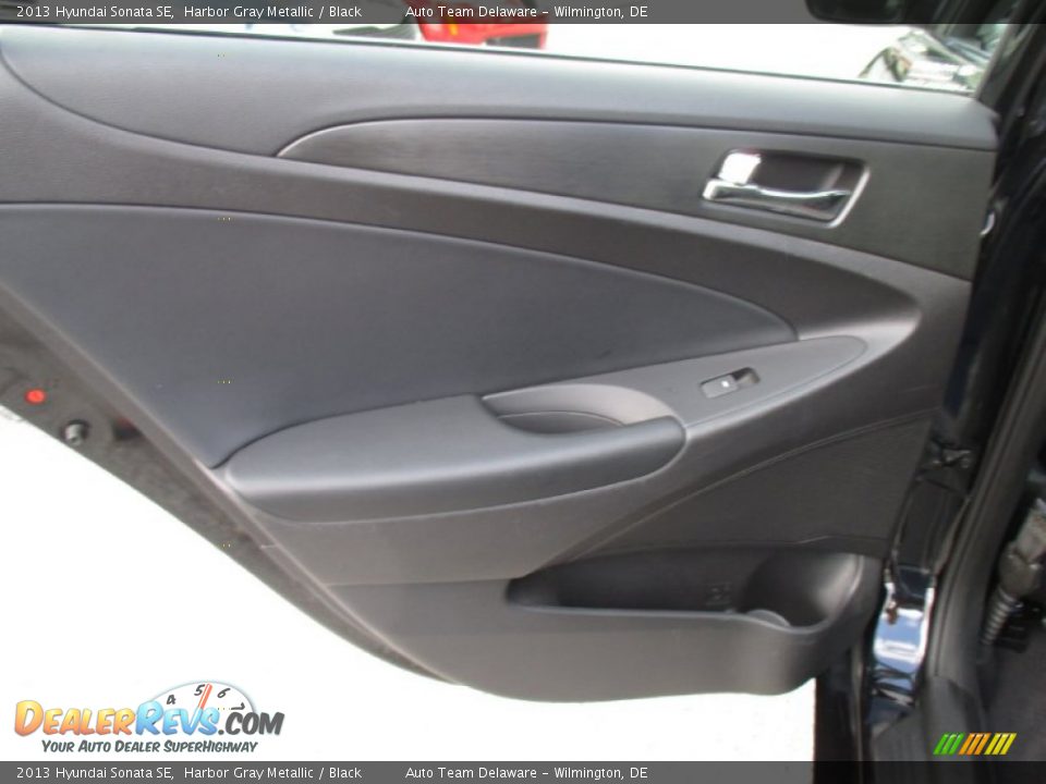 2013 Hyundai Sonata SE Harbor Gray Metallic / Black Photo #27