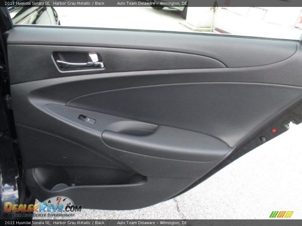 2013 Hyundai Sonata SE Harbor Gray Metallic / Black Photo #28