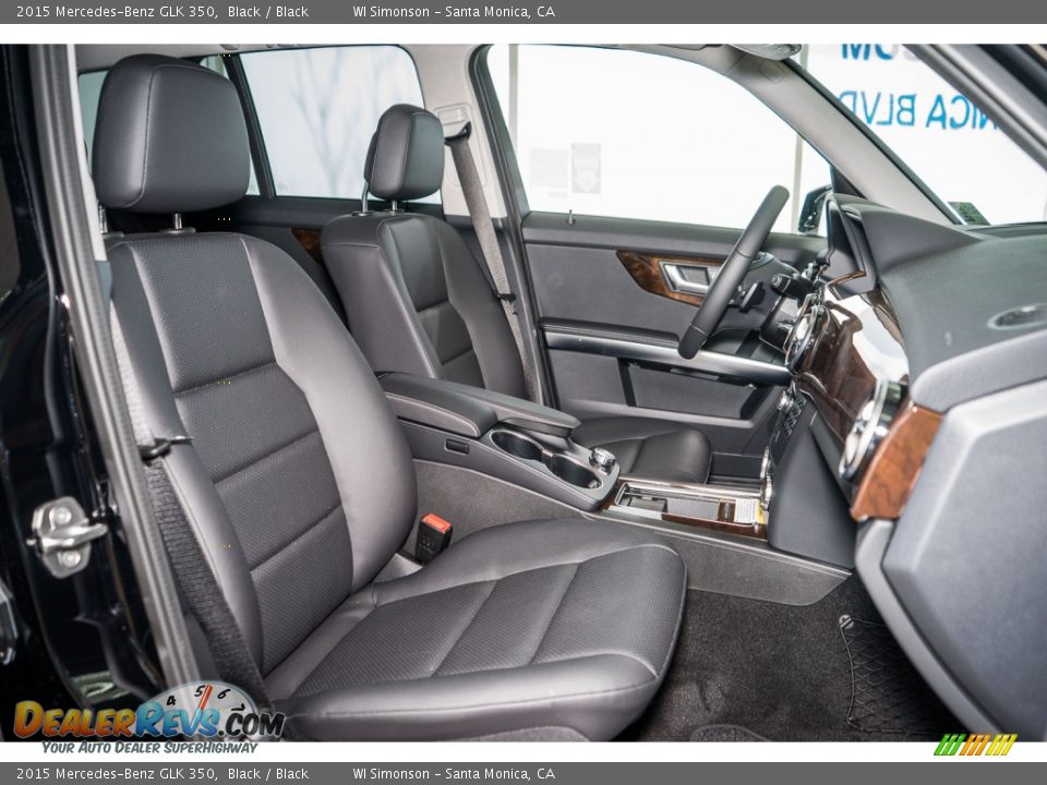 2015 Mercedes-Benz GLK 350 Black / Black Photo #2