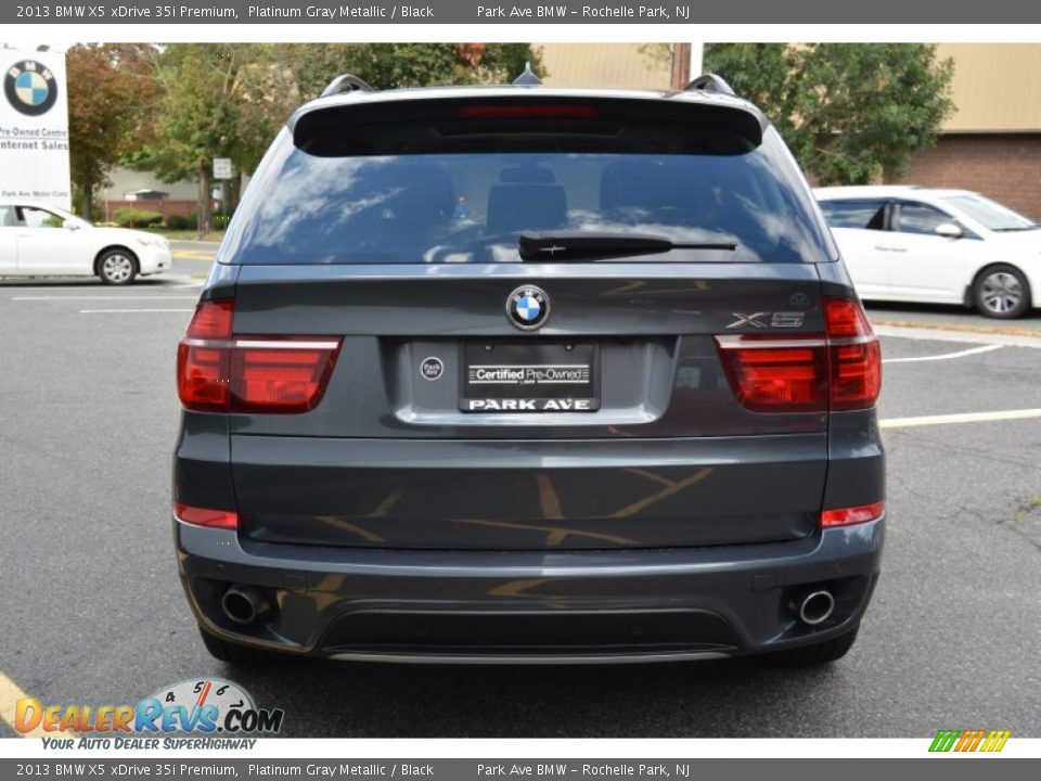 2013 BMW X5 xDrive 35i Premium Platinum Gray Metallic / Black Photo #4