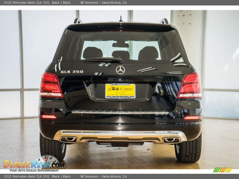 2015 Mercedes-Benz GLK 350 Black / Black Photo #4