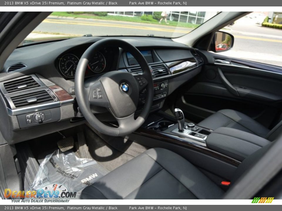 2013 BMW X5 xDrive 35i Premium Platinum Gray Metallic / Black Photo #10