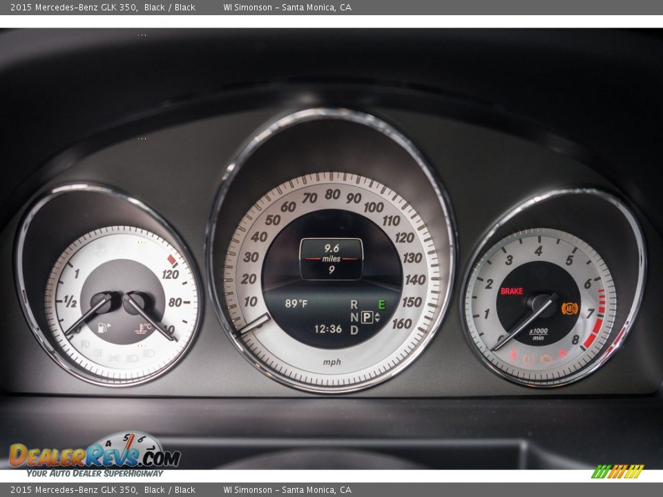 2015 Mercedes-Benz GLK 350 Black / Black Photo #7