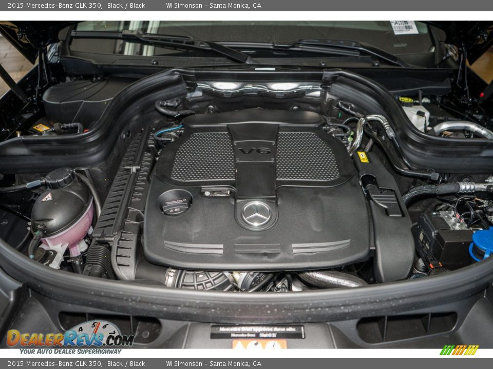 2015 Mercedes-Benz GLK 350 Black / Black Photo #9