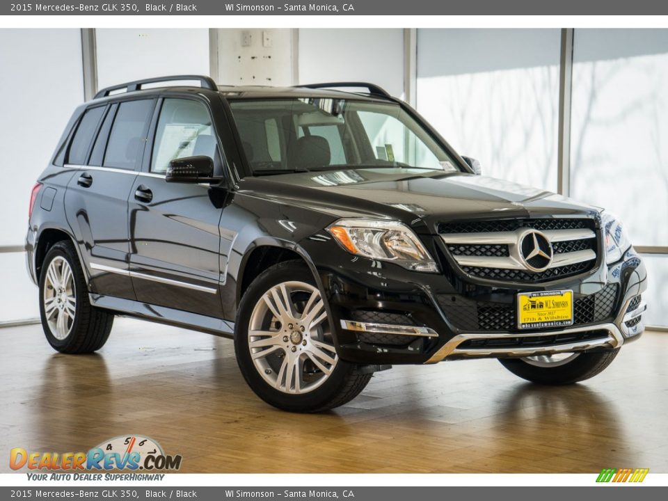 2015 Mercedes-Benz GLK 350 Black / Black Photo #12