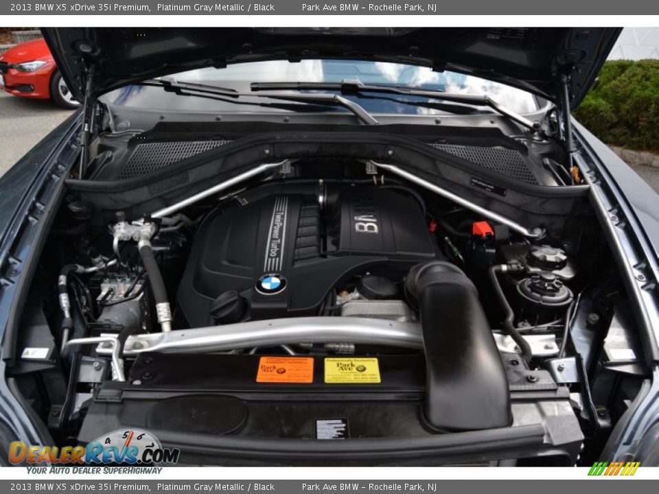 2013 BMW X5 xDrive 35i Premium Platinum Gray Metallic / Black Photo #31