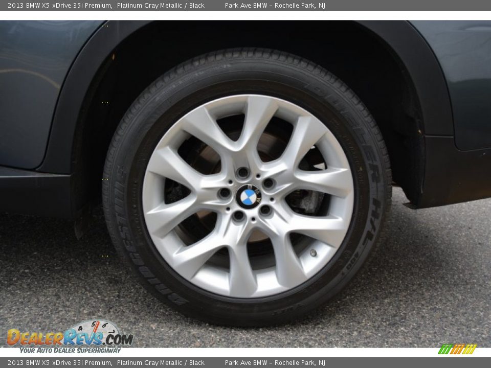 2013 BMW X5 xDrive 35i Premium Platinum Gray Metallic / Black Photo #33