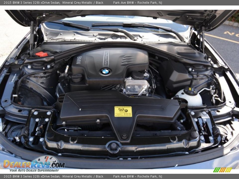 2015 BMW 3 Series 328i xDrive Sedan Mineral Grey Metallic / Black Photo #27