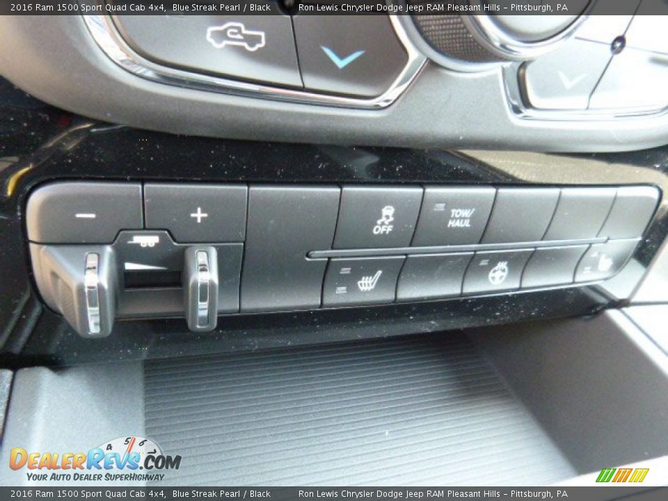 Controls of 2016 Ram 1500 Sport Quad Cab 4x4 Photo #18