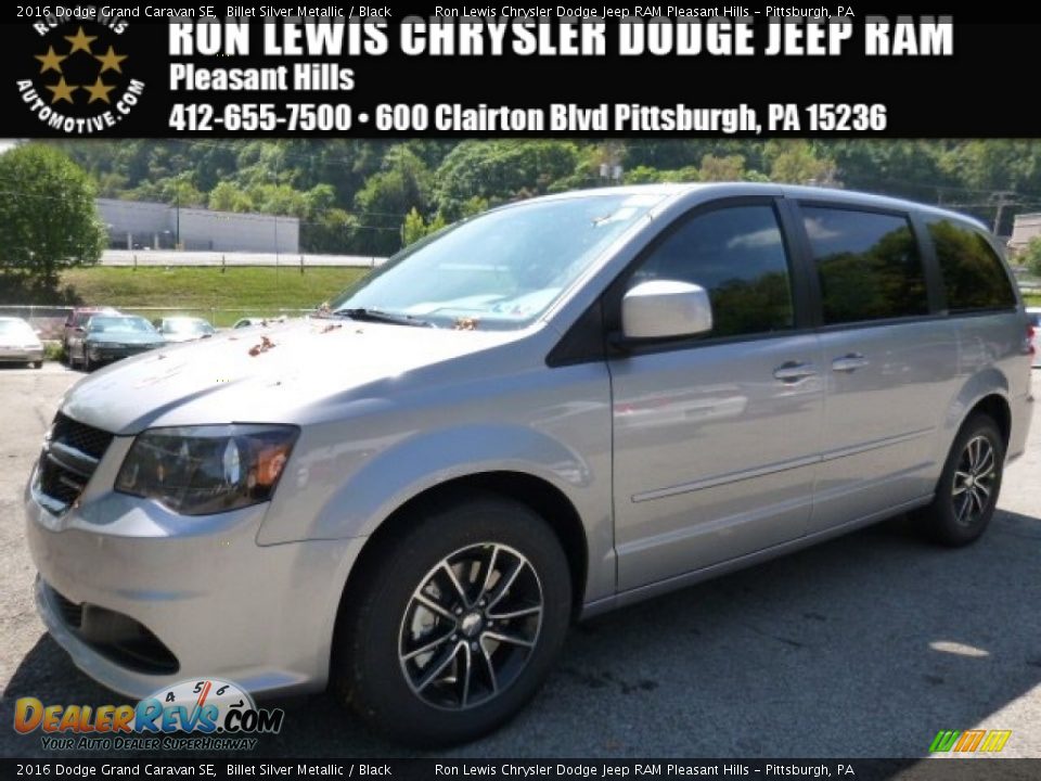2016 Dodge Grand Caravan SE Billet Silver Metallic / Black Photo #1